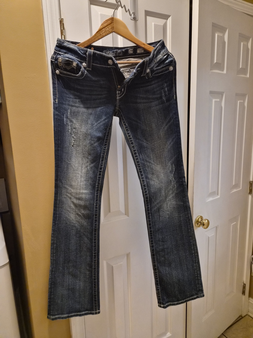 Miss Me Dark Blue Flare Jeans